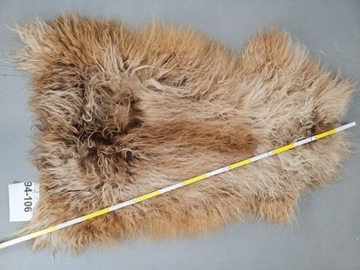 Schaffell in natürlicher Farbe XXL Unikat 94-106