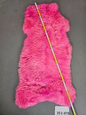 Echtes Öko Schaffell gefärbt Unikat 252-079