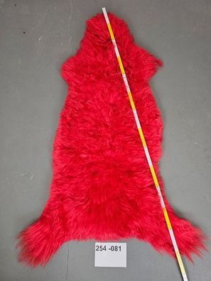 Echtes Öko Schaffell gefärbt Unikat 254-081