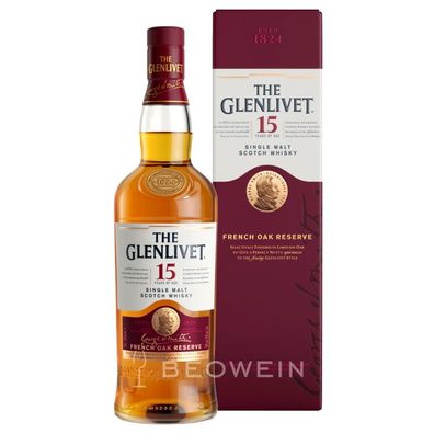 Glenlivet 15 Jahre French Oak Reserve 0,7 l - Speyside Single Malt Scotch Whisky