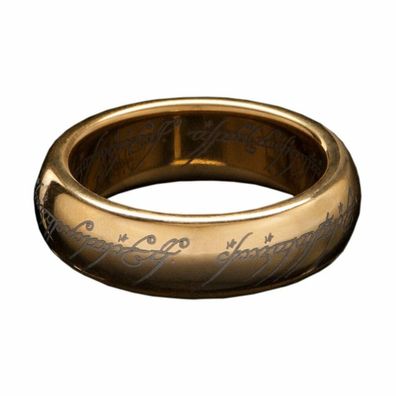Herr der Ringe Wolfram-Ring Der Eine Ring (vergoldet) Größe 12