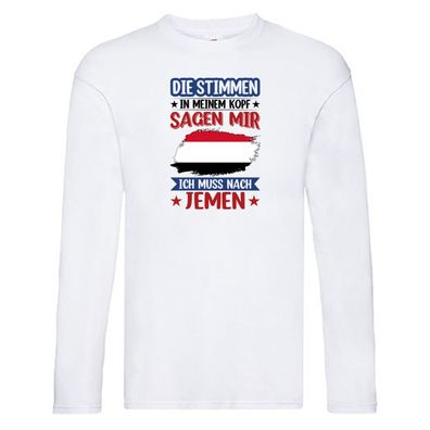 Jemen | Urlaub | Stimmen in meinem Kopf | Traumland Long Sleeve Weiß