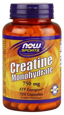 Creatine Monohydrate, 750mg - 120 vcaps