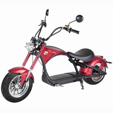 Elektroroller im Chopper-Design mit Straßenzulassung 60V30AH 2000W Citycoco E-Scooter