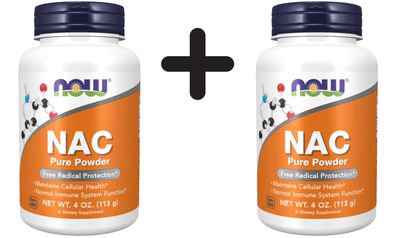 2 x NOW Foods NAC Pure Powder - 113g