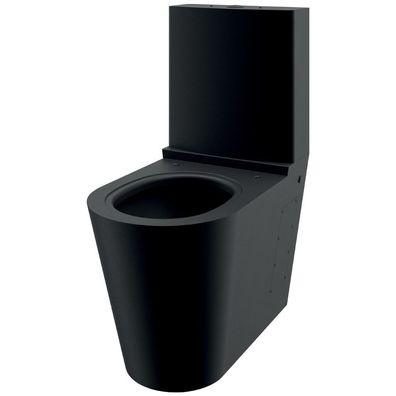 Delabie WC Monobloco S21 mit Spülkasten Edelstahl matt schwarz