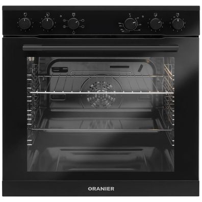 Oranier gebundener Einbauherd EBH 9913 mit schwarzer Front 78 Liter Backraum