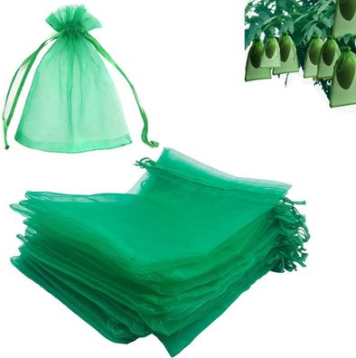 100 kleine Organzabeutel 13x 18 cm zur Aufbewahrung von Gastgeschenken, Konfetti, Obs