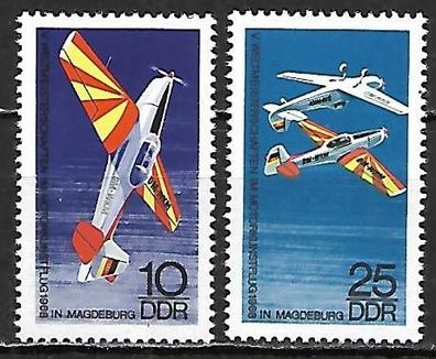 DDR postfrisch Michel-Nummer 1391-1392
