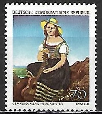 DDR postfrisch Michel-Nummer 1398 mit Falz