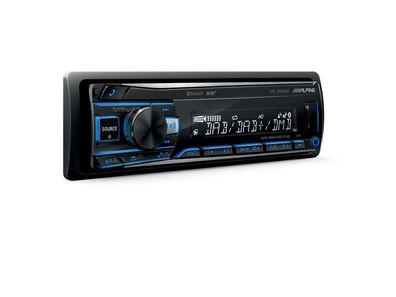 DAB+ Autoradio mit Bluetooth USB einstellbaren Farben Alpine UTE-204DAB