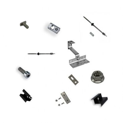 FeuerAnker PV Solar Dachhaken Imbusschraube Klemmen Hammerkofpschraube Edelstahl