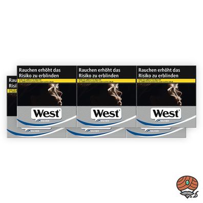 West Silver / Silber Zigaretten 6x 50 Stück = 1 Stange