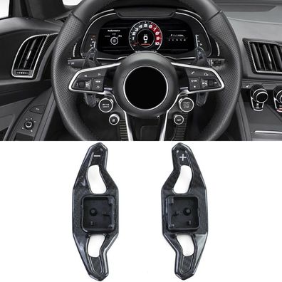 Echt Carbon Schaltwippen zum Austausch für Audi Q5 SQ5 FY Q7 SQ7 4M Q8 SQ8 4M