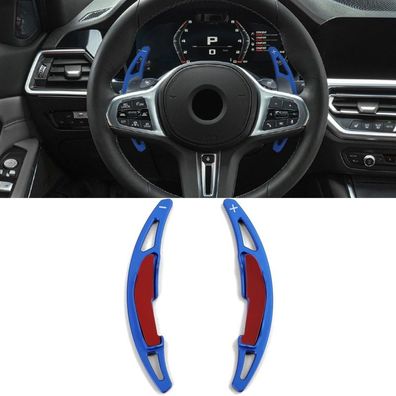 Schaltwippen Paddles Alu Blau passt für BMW X5M F85 X6M F86 14-19