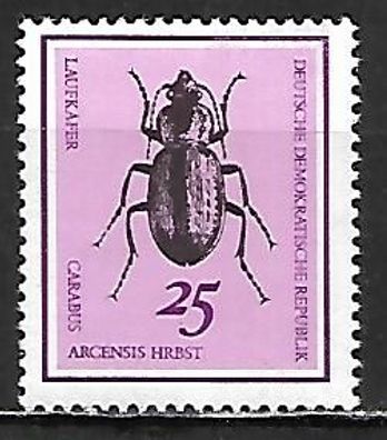 DDR postfrisch Michel-Nummer 1414 mit Falz