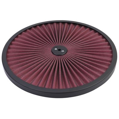 14 Zoll Luftfilter Abdeckung Super Stream Schwarz Rot für Chevrolet Ford US Car
