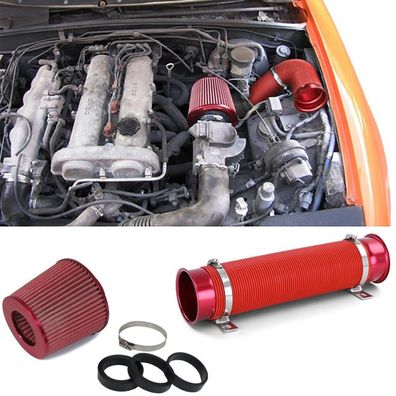 Cold Air Performance Kit mit Sport Luftfilter Set rot