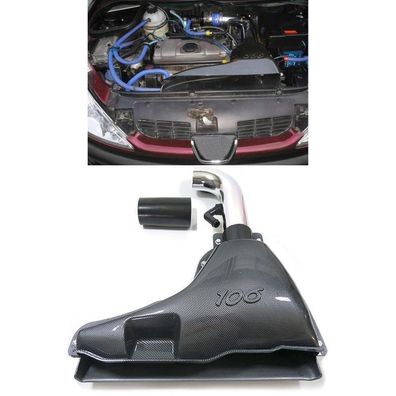 Sport Luftfilter Airbox Carbon Look für Peugeot 106 91-03