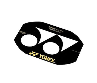 Schlägerschablone Yonex Kunststoff, schwarz