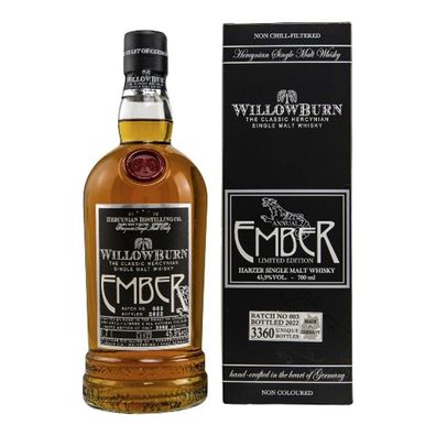 Elsburn Willowburn - Ember Batch 003 Single Malt Whisky, 45,9% Vol. 0,7 l