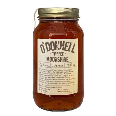 O'Donnell Toffee Moonshine Likör, 25% Vol. 0,7 l