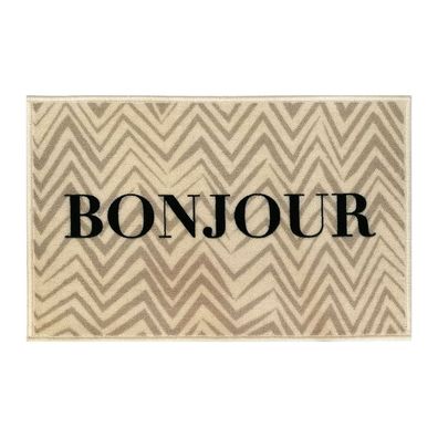 Fußmatte "BONJOUR" 40x60cm, rutschfest, waschbar & wetterfest