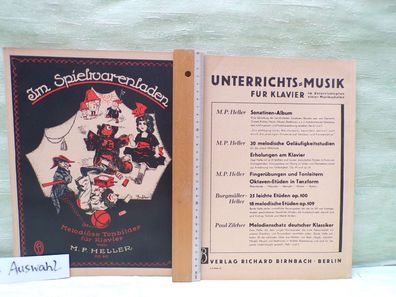 Im Spielwarenladen melodiöse Tonbilder Klavier MP Heller OP80 Richard Birnbach Berlin
