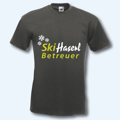 T-Shirt, Fun-Shirt, Ski Haserl Betreuer, Apres Ski, 12 Farben, S-XXL