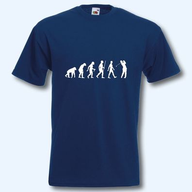 T-Shirt, Fun-Shirt, Evolution Golf, S-XXXL