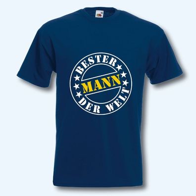 T-Shirt, Fun-Shirt, Bester Mann der Welt, Malle, S-XXXL, Textildruck