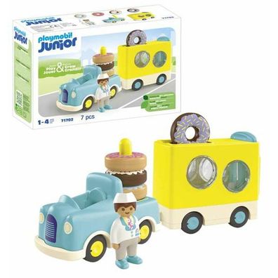 71702 Playm. 1.2.3: Verrückter Donut Truck mit