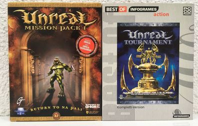 GT Unreal Mission Pack 1 + Tournament PC Computer Spiel USK 16