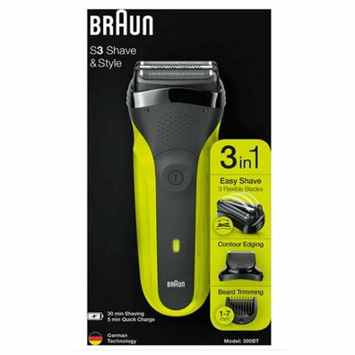 Braun Rasierer 300bt Serie 3 3in1