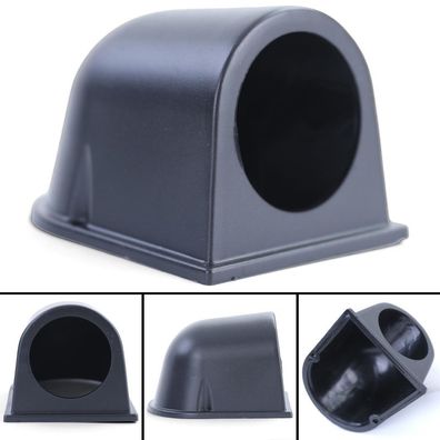 Aufbau Armaturenbrett Halterung für 1 Zusatzinstrument 52mm Schwarz Matt
