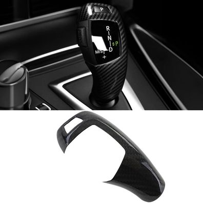 Echt Carbon Cover Automatik Schaltknauf passt für BMW X5 F15 X6 F16