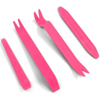 Ausbauwerkzeug Montierhebel PKW Zierleisten Innenraum Verkleidung Leisten Pink