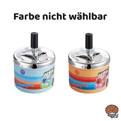 VW Bulli Schleuderaschenbecher/Drehascher, Farbe nicht wählbar, 9cm