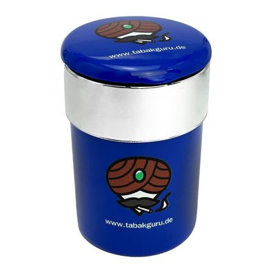 Tabakguru Autoaschenbecher mit LED, blau