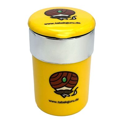 Tabakguru Autoaschenbecher mit LED, gelb