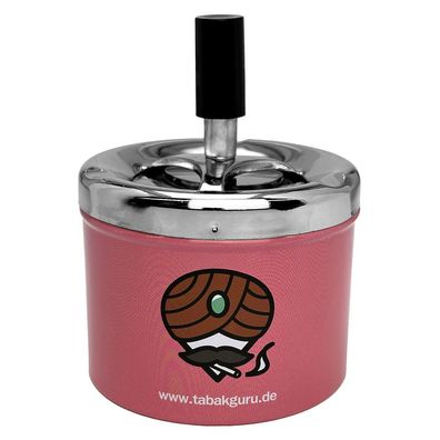 Tabakguru Schleuderaschenbecher, rosa Ø9cm