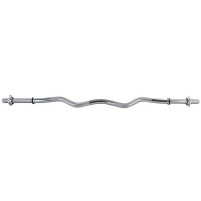 120cm Langhantel SZ Curl Stange 30mm mit Sternschrauben