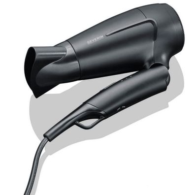 Severin Reisehaartrockner schwarz 1600 W