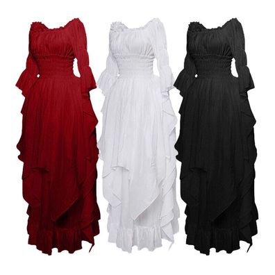 Prinzessin Kleid Damen Mittelalterliches Kleid Renaissance Gothic Cosplay Kostum