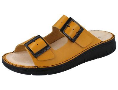 FINN Comfort Cayman Soft Damen Pantolette gelb sun/Sandamil