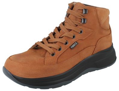 FINN Comfort FINNCO Daytona Damen Schnürboots knöchelhoch cognac Nubukleder