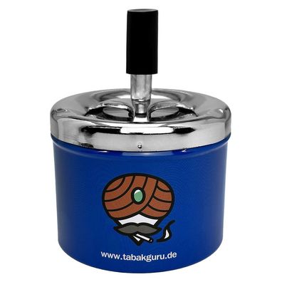 Tabakguru Schleuderaschenbecher, blau Ø9cm