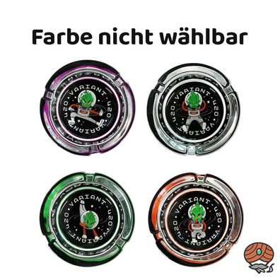 Champ High Glasaschenbecher Astronaut, Durchmesser ca. 8cm - Motiv nicht wählbar