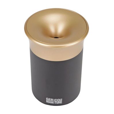 German Couture Aluminium Aschenbecher, schwarz / gold