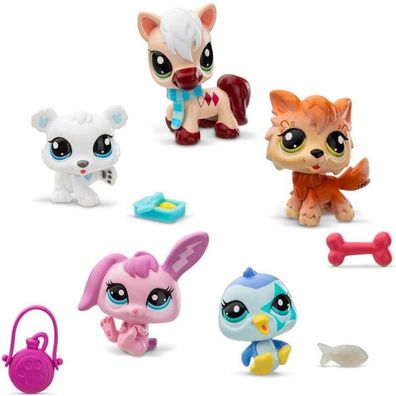 Hasbro Littlest Pet Shop LPS-Set Wintertücher, 5-teilig